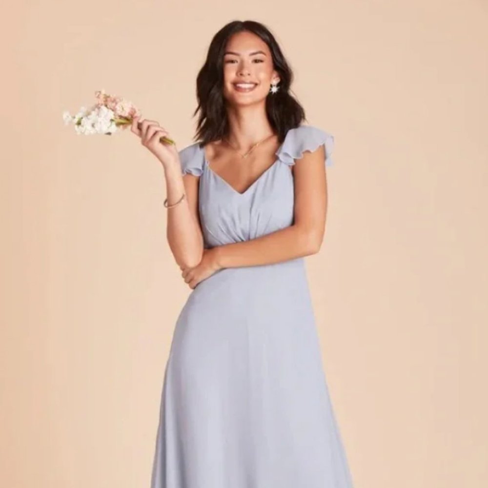 Birdy Grey Kae Dress (XS) — Dusty Blue